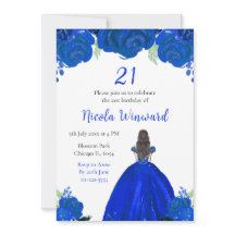 Festa de aniversário azul da Princesa do Cabelo Ca