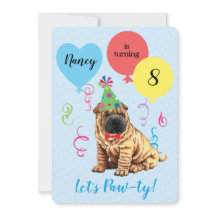 Festa de aniversário Balões Chineses Shar-Pei