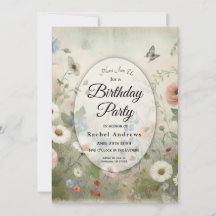 Festa de aniversário Boho Blooms e Vintage Blossom