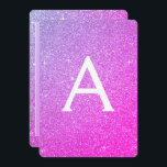 Convite Festa de aniversário Brilhante Rosa Púrpura Brilha<br><div class="desc">Nome do Monograma e Convite de aniversário Inicial da Festa de aniversário Girly Glitter de Mão-de-Obra Rosa e Roxo. Este convite é perfeito para a Festa de Menina Glitter Glitter Rosa e Roxo que procura celebrar no Luxo.</div>