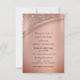 Convite Festa de Aniversário Brilho Rosa