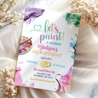Festa de Aniversário Colorida Vamos Pintar para Cr