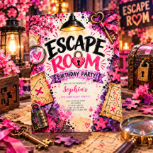 Festa de Aniversário com Desafio de Escape Room