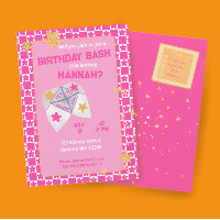 Festa de Aniversário com Dobradura de Dedo Retrô d