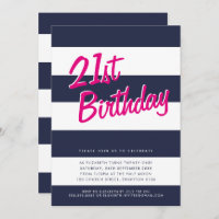 Festa de aniversário COM FIO EM NEGRITO INVITE mar