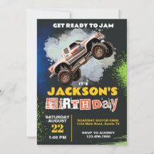 Festa de Aniversário com Tema de Caminhão Monstro