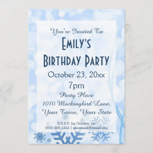 Convite Festa de aniversário congelada país das maravilh