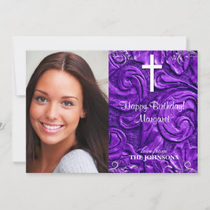 Convite Festa de Aniversário Cristã Foto Eu posso fazer to