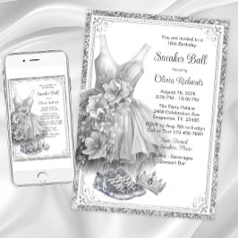 Convite Festa de aniversário da Bola do Sneaker de Escoame