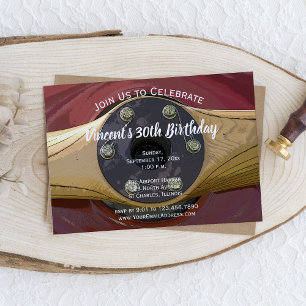 Convite Festa de aniversário da hélice de avião