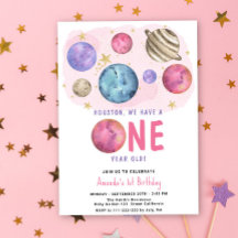 Festa de Aniversário da Menina Espacial Lua Estrel