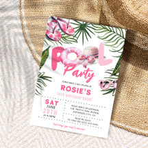 Festa de Aniversário da Menina na Piscina Rosa Bon