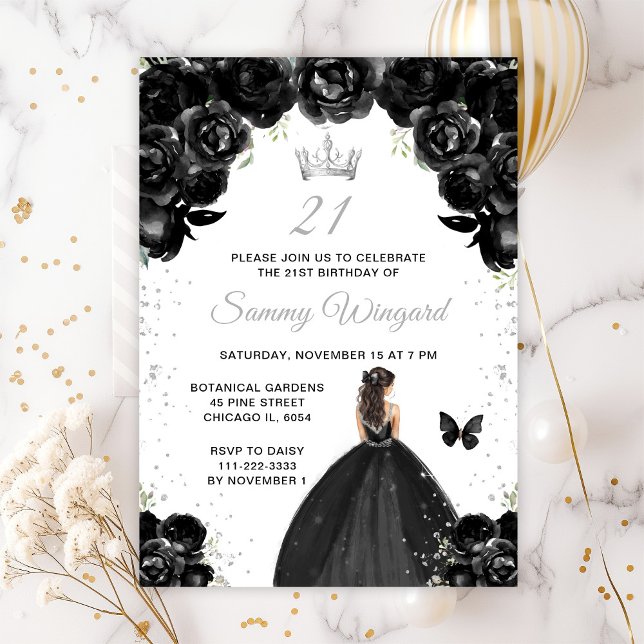 Convite Festa de Aniversário da Princesa de Cabelos Castan (Criador carregado)