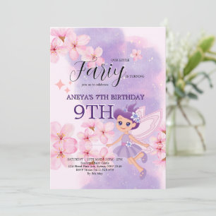 Convite Festa de Aniversário da Princesa Fada Caprichosa