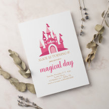 Festa de aniversário da Princesa Rosa Castle Girl