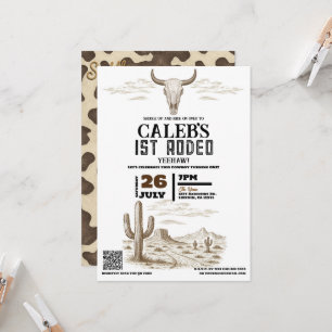 Convite Festa de Aniversário de 1º Rodeio do Velho Oeste V