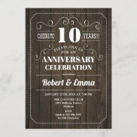 Festa de Aniversário de 10 Anos de Casamento em Ma