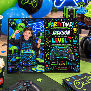 Convite Festa de Aniversário de 10 anos do Gamer Level Up