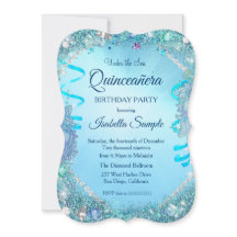 Festa de Aniversário de 15 Anos Quinceanera Azul S