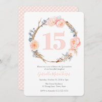 Festa de aniversário de 15 para latina, Floral