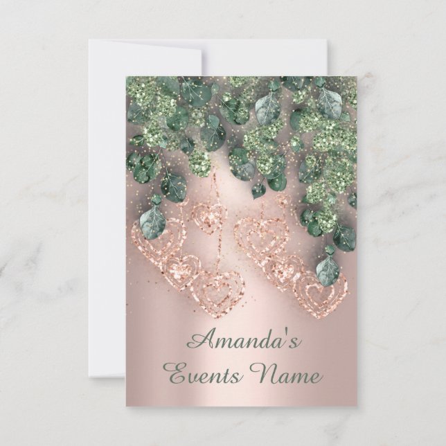 Convite Festa de Aniversário de 16 Anos CHUVEIRO NUPCIAL R (Verso)