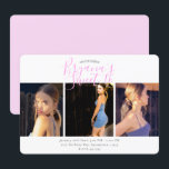 Convite Festa de Aniversário de 16 Anos com Foto Mínima<br><div class="desc">Personalize com texto para qualquer evento.</div>