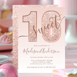 Convite Festa de Aniversário de 16 Anos com Letreiro em Br