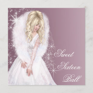 Convite Festa de Aniversário de 16 Anos da Princesa Rosa