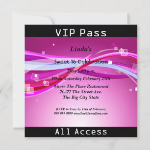 Convite Festa de Aniversário de 16 Anos Sweet Green Disco 