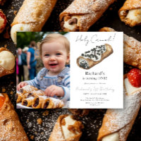 Festa de Aniversário de 1 ano Watercolor Cannoli