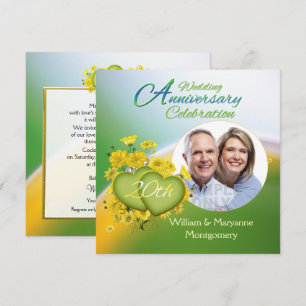 Convite Festa de Aniversário de 20 Anos do Wildflower Hear