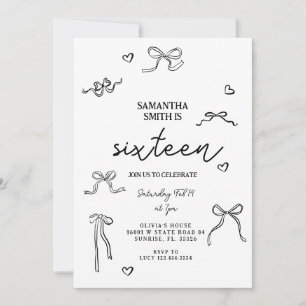 Convite Festa de aniversário de 21 anos Arco de  Preto Coq