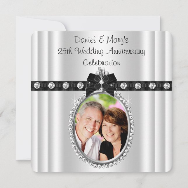 Convite Festa de Aniversário de 25 Anos da Silver (Frente)