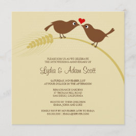 Convite Festa de Aniversário de 25 anos de Bodas de Prata 