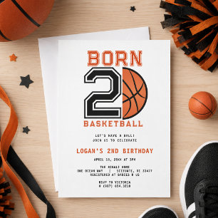 Convite Festa de Aniversário de 2 anos de Basquetebol Born