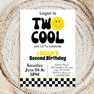 Convite Festa de Aniversário de 2 anos do Two Cool Boy