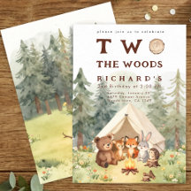 Festa de Aniversário de 2 anos Two the Woods Happy