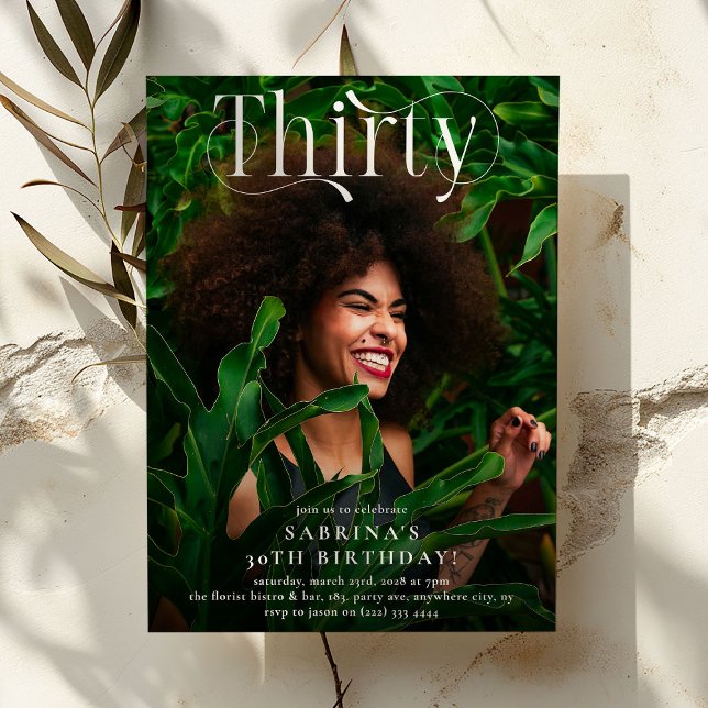 Convite Festa de aniversário de 30 anos de Fotografia Eleg (Criador carregado)