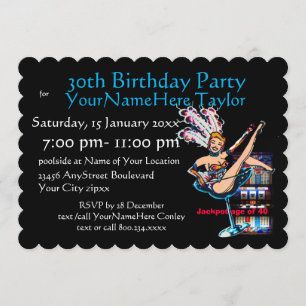 Convite Festa de aniversário de 30 anos de Máquina de Sl