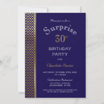 Festa de aniversário de 30 anos de Surpresa Azul e