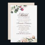 Convite Festa de aniversário de 30 anos floral de aquarela<br><div class="desc">Convite de festas surpresa aniversário de 30 anos floral de aquarela. Entre em contato comigo se precisar de itens adicionais.</div>