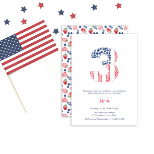 Convite Festa de aniversário de 3 anos do Jardim Azul Ver