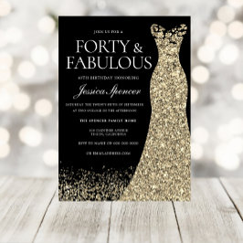 Convite Festa de aniversário de 40 anos das mulheres do Ou