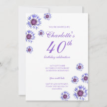 Festa de aniversário de 40 anos de Flor Selvagem A