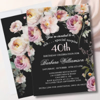 Festa de Aniversário de 40 anos SURPRESA Elegante 