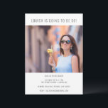 Convite Festa de aniversário de 50ª Foto Chic Moderna Mini<br><div class="desc">Convite de aniversário de 50ª Foto Chic Moderna Minimalista</div>