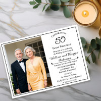 Festa de Aniversário de 50 Anos de Casamento Elega