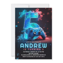 Festa de aniversário de 5 de videogame