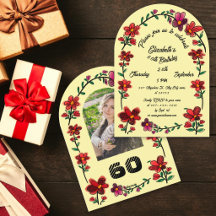 Festa de Aniversário de 60 Anos Amarela, Flor de R