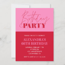 Festa de Aniversário de 66 anos com Tipografia Ros